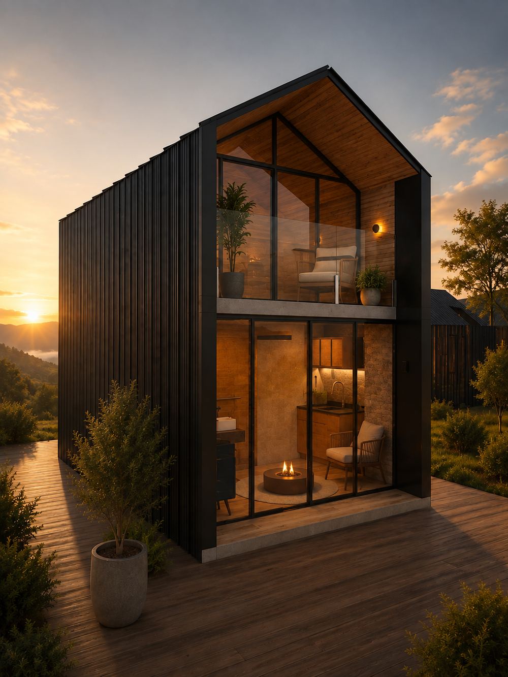 Chalé Tennessee - fachada externa