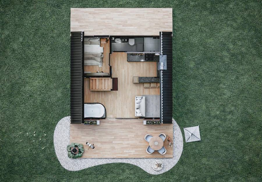 Cabana 50m² - 2 Quartos - foto 3