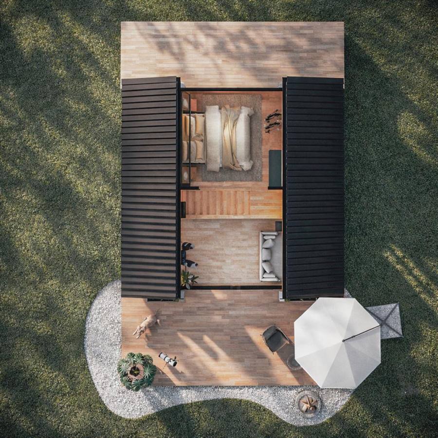Cabana 50m² - 1 Quarto - foto 4